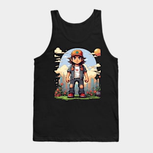 Pixelart Boy Tank Top